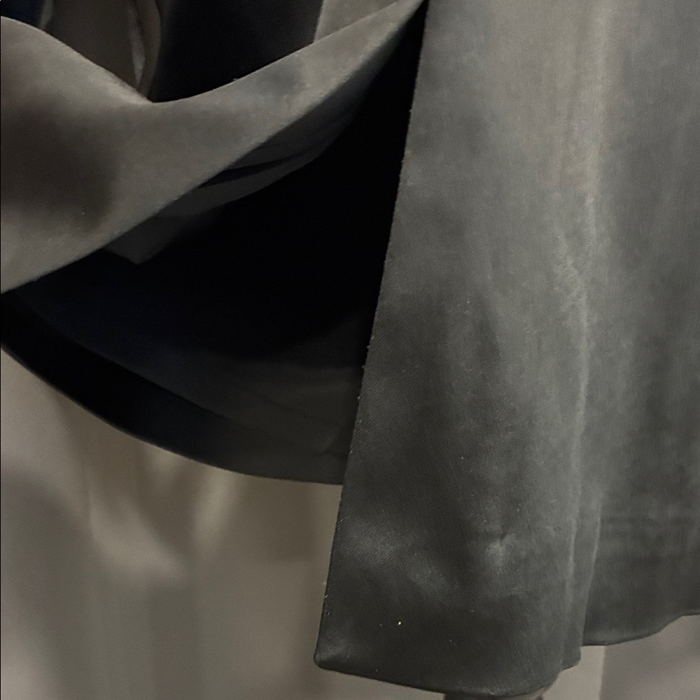 White House Black Market Black Satin Midi Dress - Picture 6 of 10